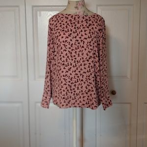 Ann Taylor Patterned Wear to Work long sleeve